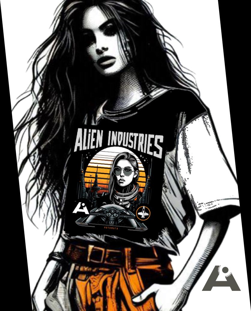 AI automata - Self-operating machines powered by artificial intelligence, designed to perform tasks and make decisions without human intervention. AI t-shirts are already here.