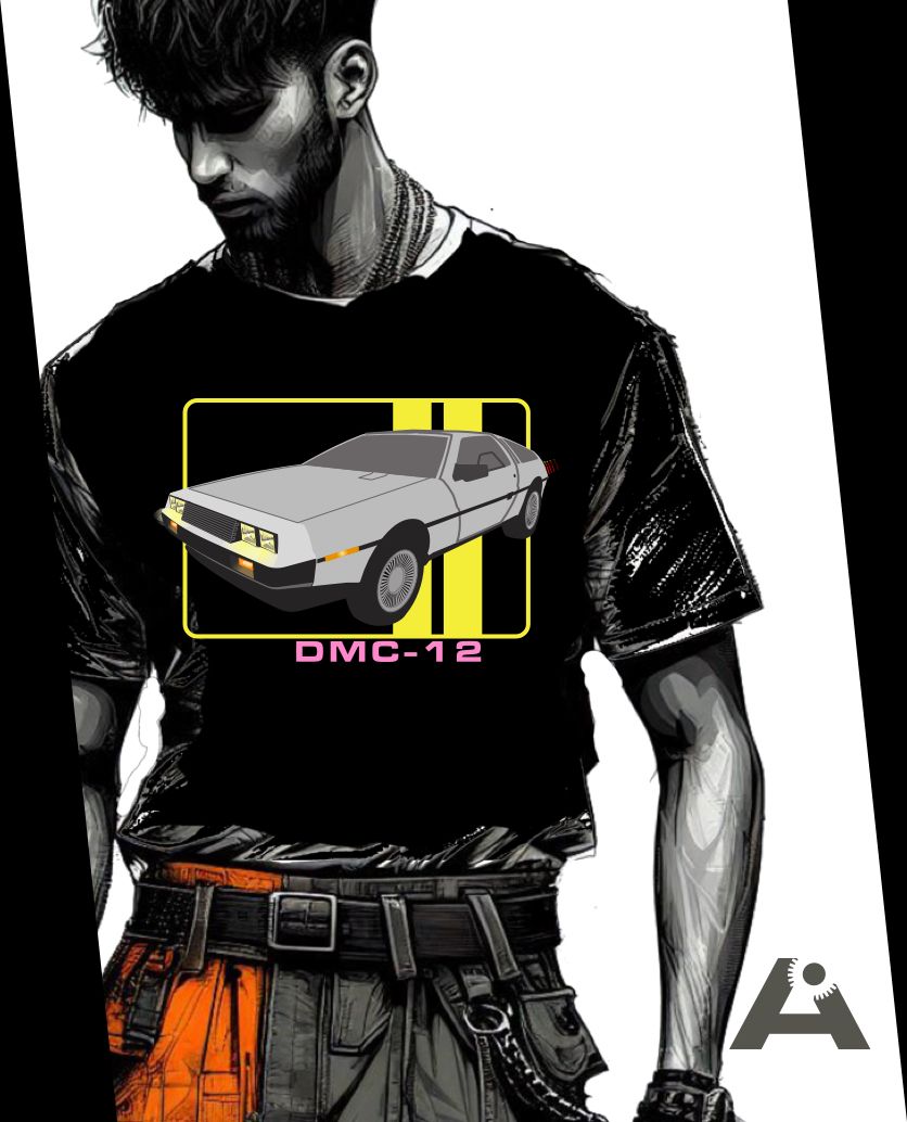 Iconic DeLorean for your time-bending adventure so get your flux capacitor to run DMC - 12 up to speed and off we go