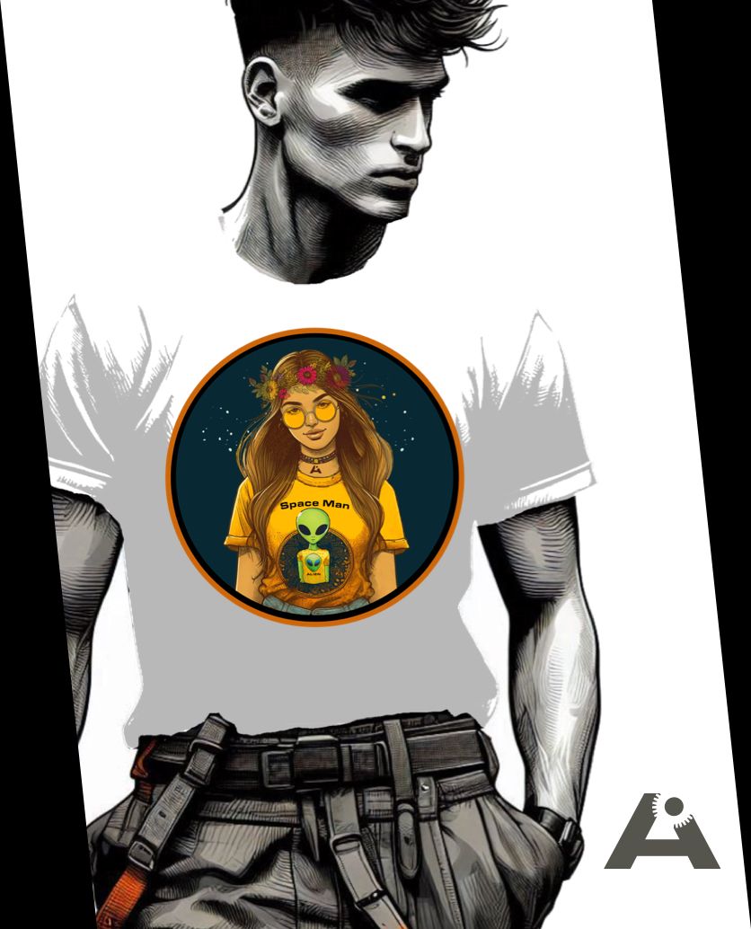 ai space cadet t shirt Need some SPACE MAN, this groovy hippie chic design from alpha centauri is for any alien loving human with a intergalactic passion for the weird